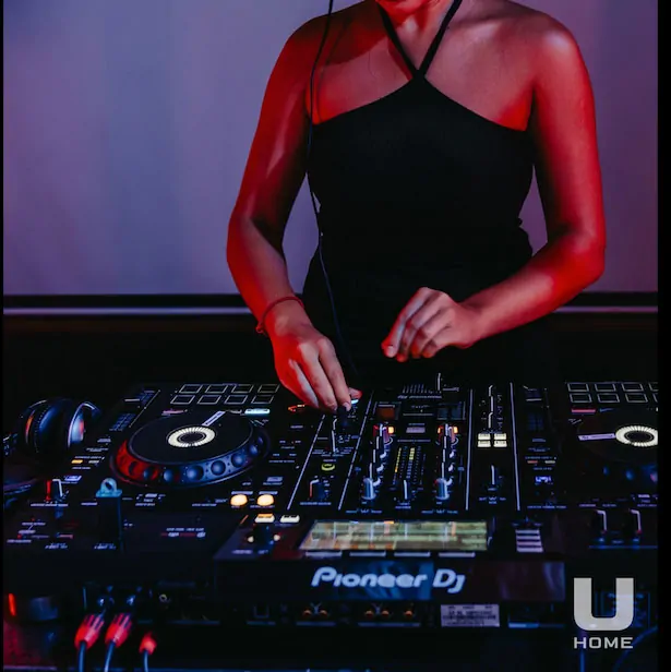 Pioneer DJ setup for a Bali party
