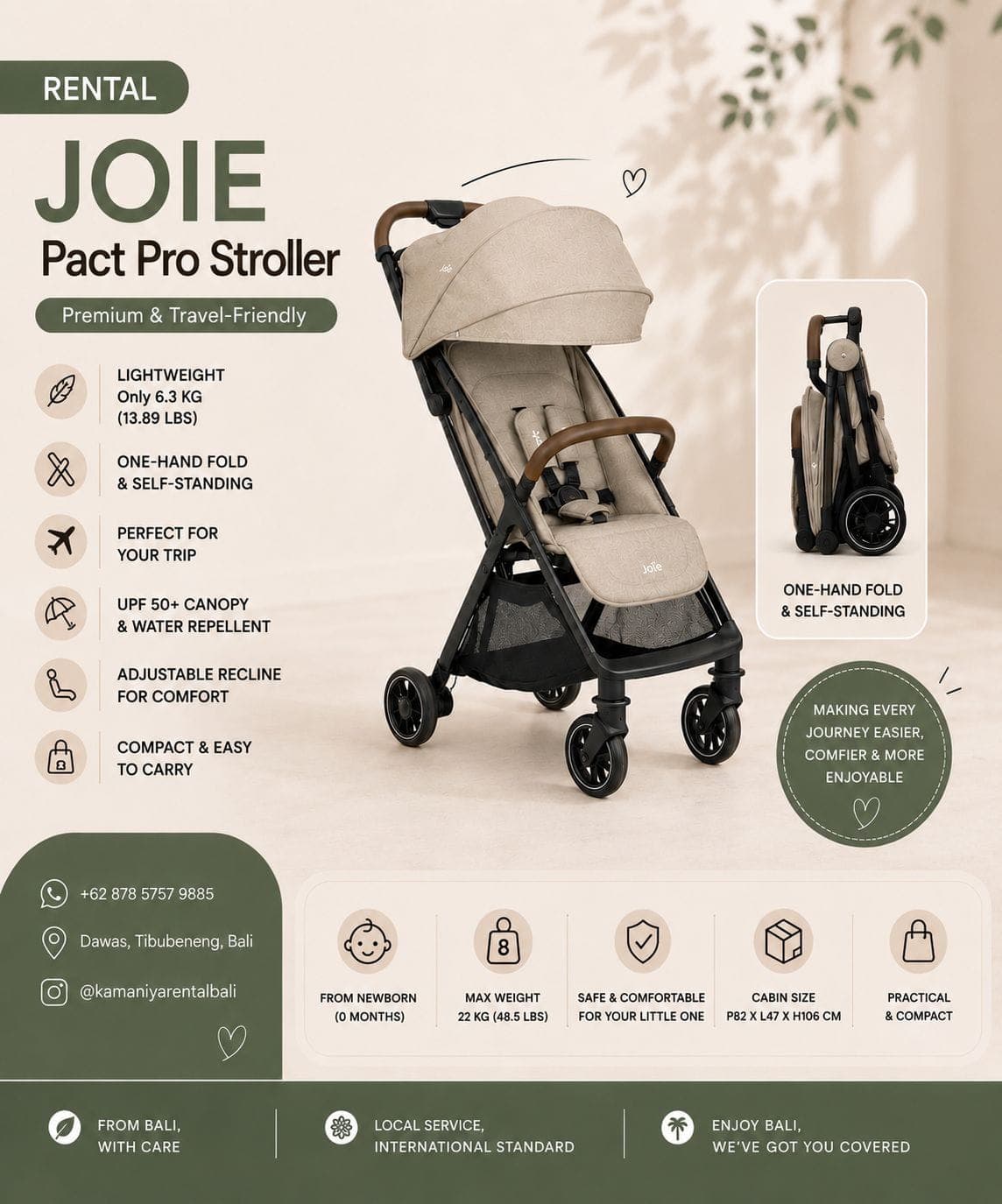 JOIE Pact Pro Stroller