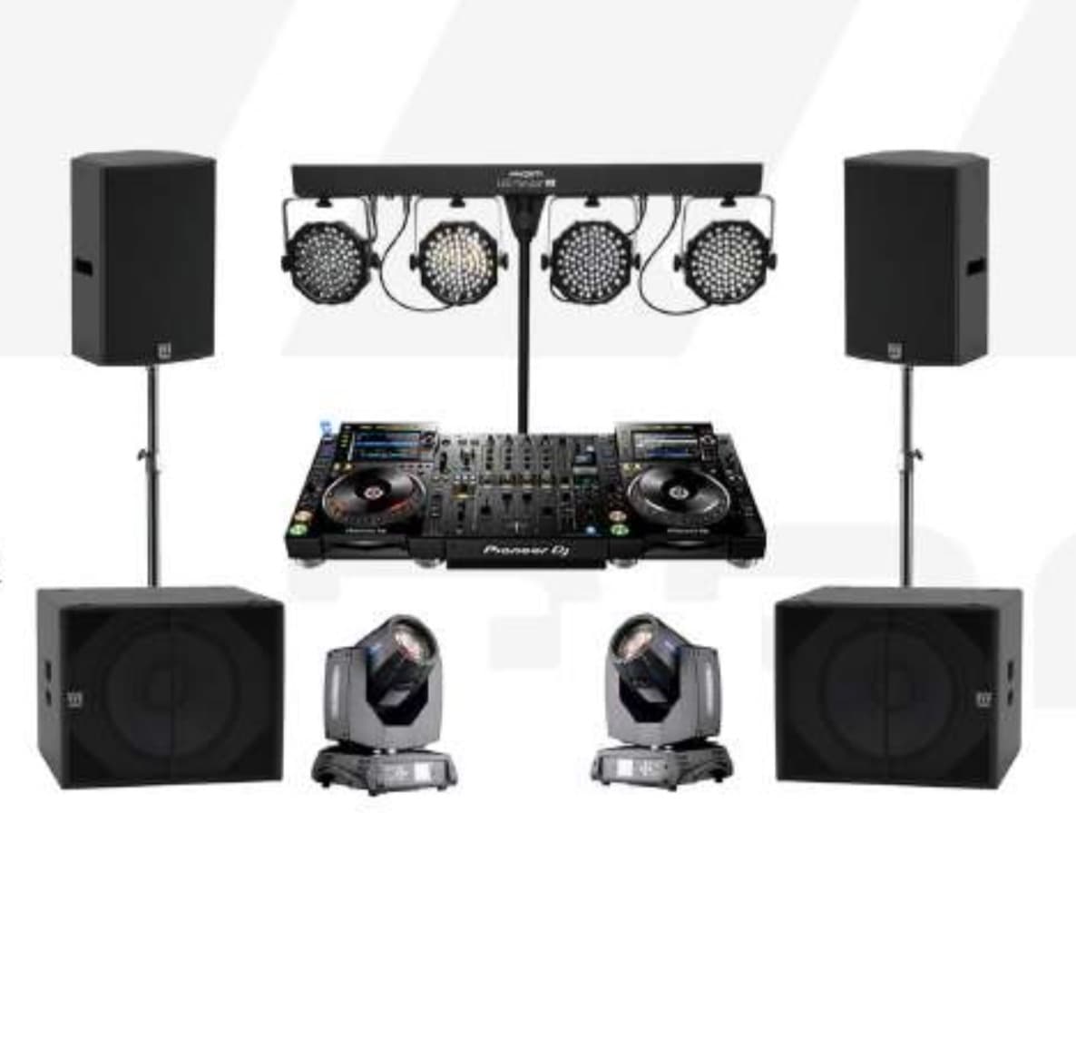 Party Set — Professional (Full CDJ + Martin Audio + Moving Heads)