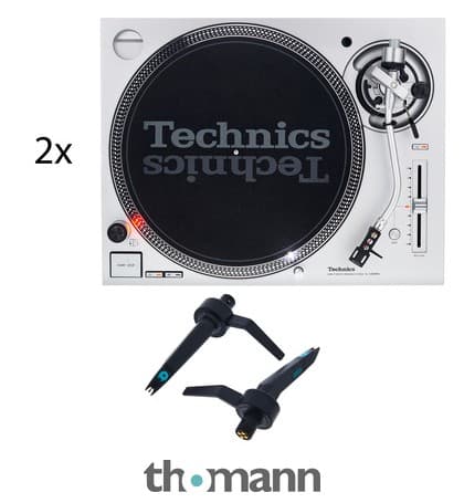 2x Technics SL-1200 — Vinyl Turntable Set