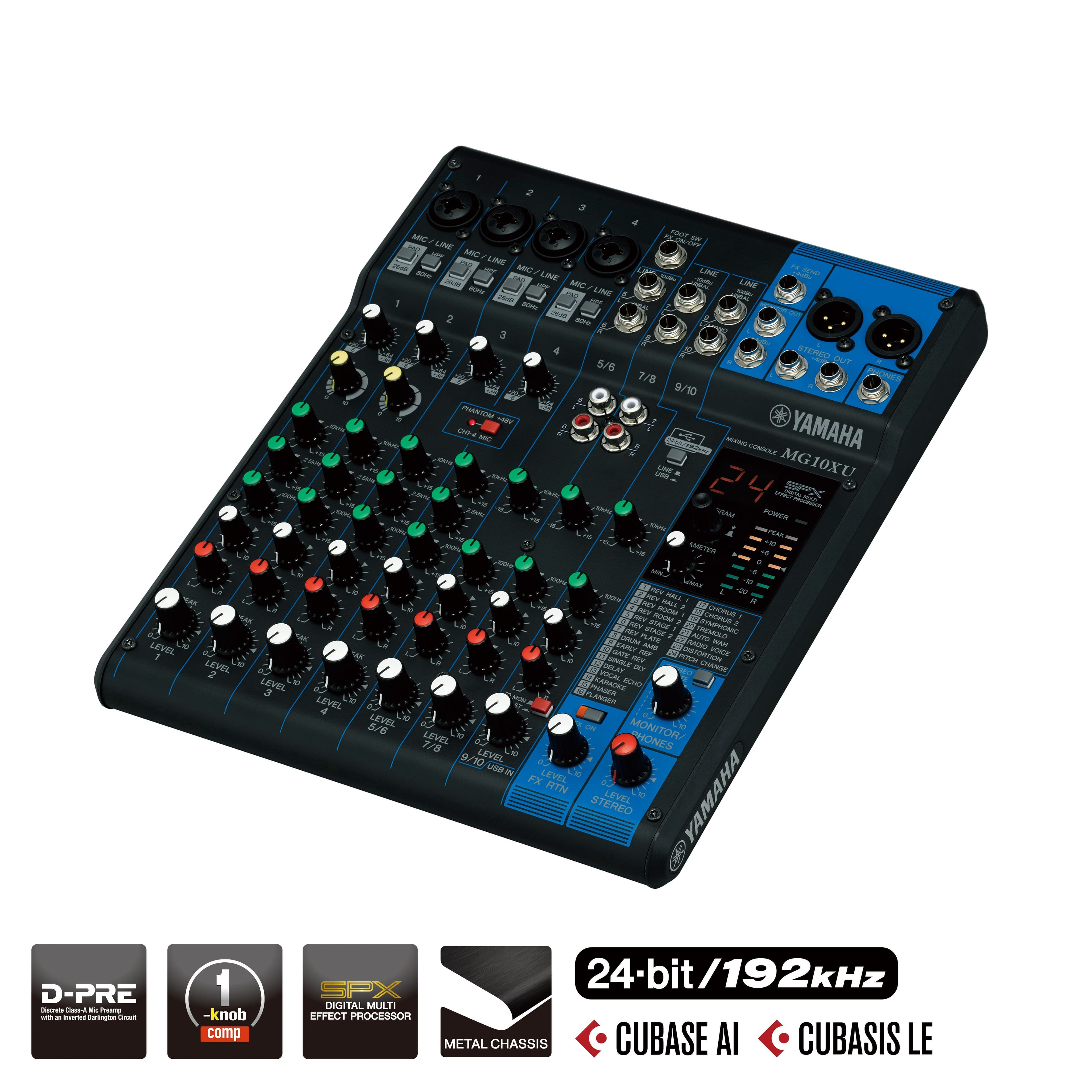 Yamaha MG10XU — 10-Channel Analog Mixer