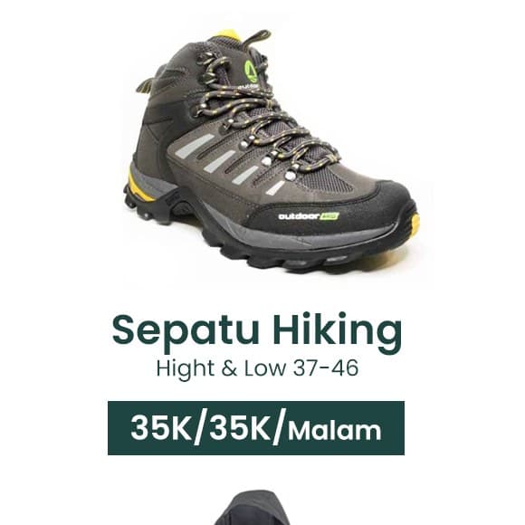 Hiking Shoes (42–46) · Sepatu Hiking