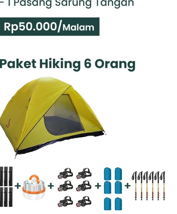 Hiking Pack — 6 People